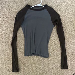 Multicolored tight long sleeve from brandy Melville